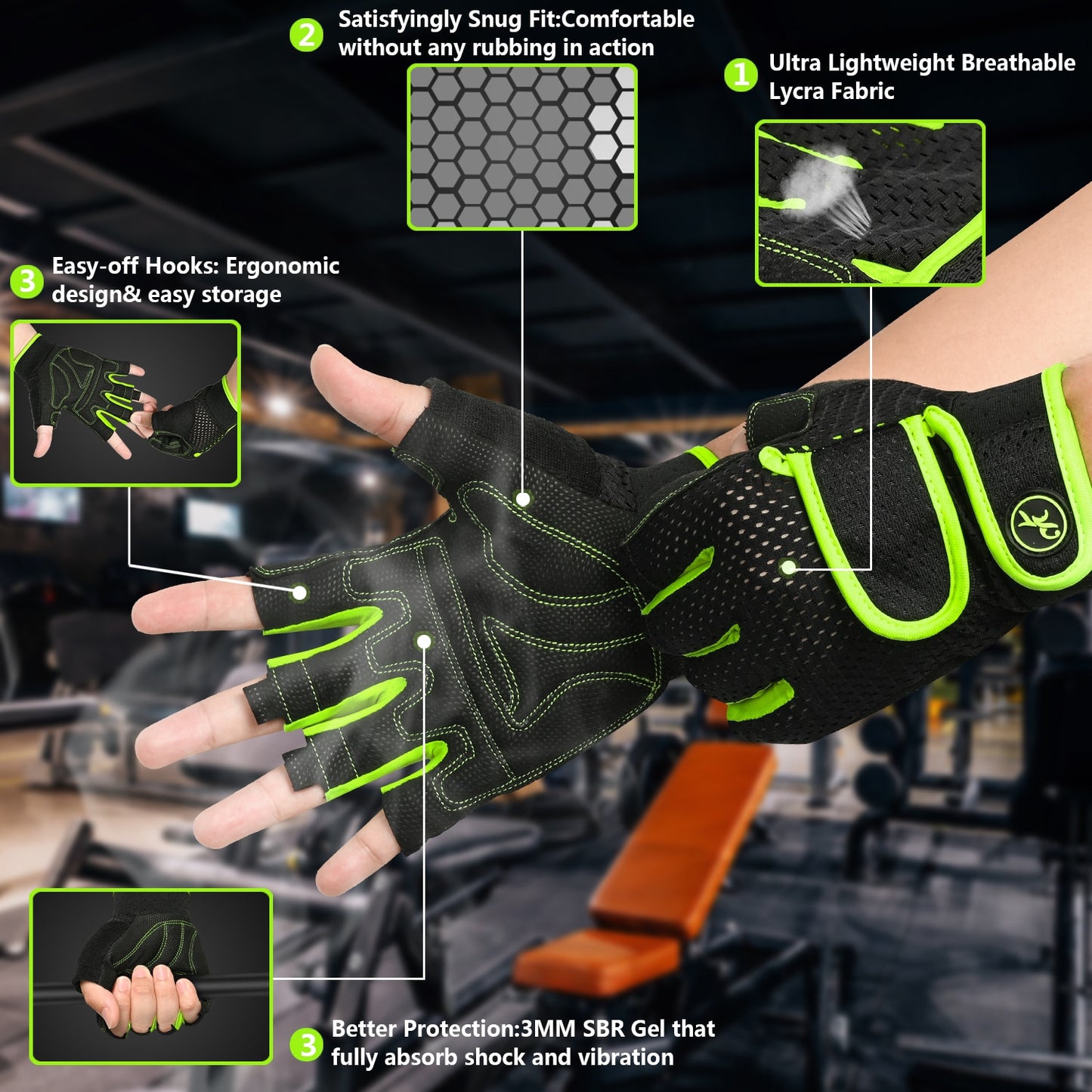 Guantes Para Gimnasio