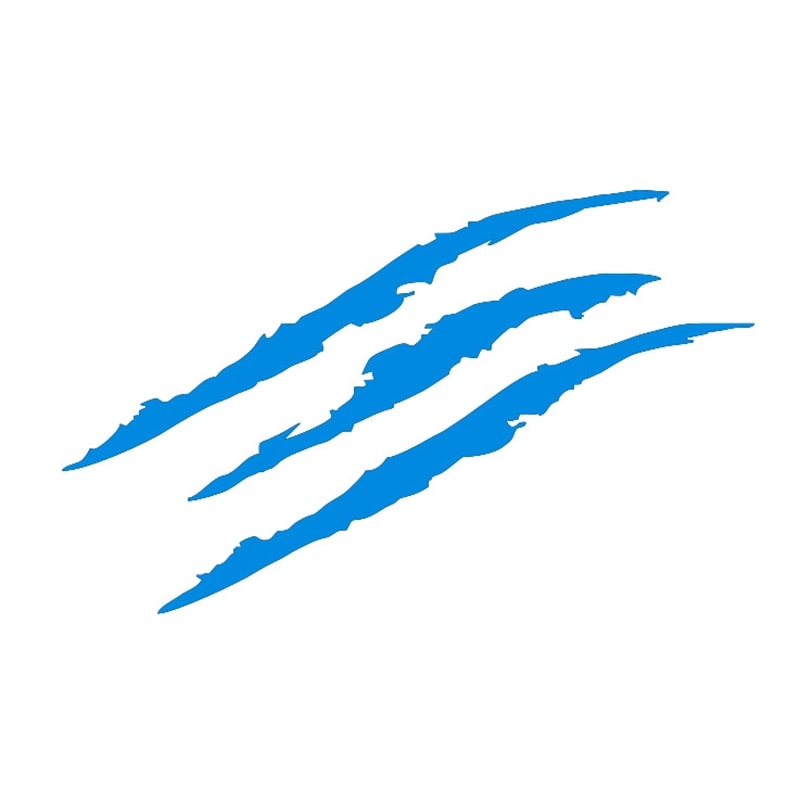 Calcomania de Arañazo De Mounstrro VAZU