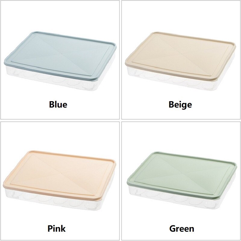 Caja de almacenamiento de huevos para nevera