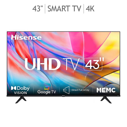 Smart TV 43" 4K UHD Hisense Screen