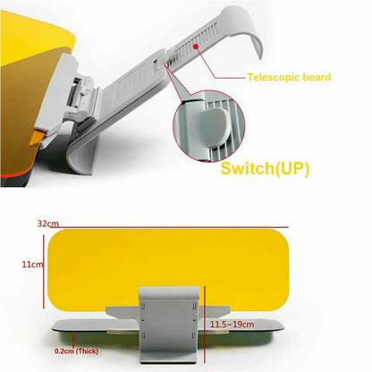 Protector Solar Para Conducir con Clip Para Auto