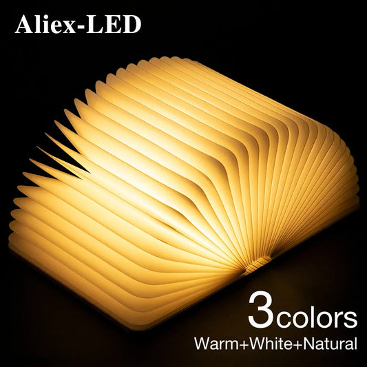 LED wooden lamp