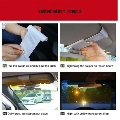 Protector Solar Para Conducir con Clip Para Auto