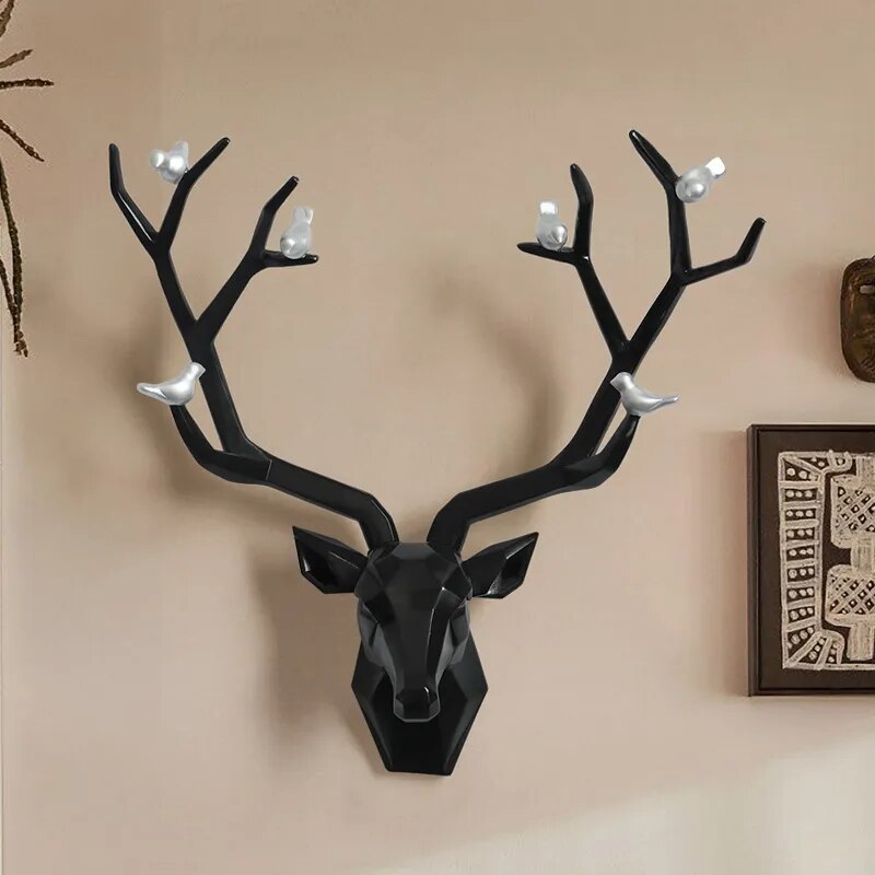 Decoración de pared con cabeza de ciervo de Recina