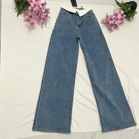 Pantalón de Mezclilla white collar