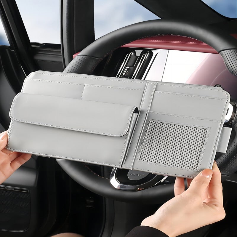 "Nuevo" Estuche Organizador Multifuncional Para Visera de Auto VAZU