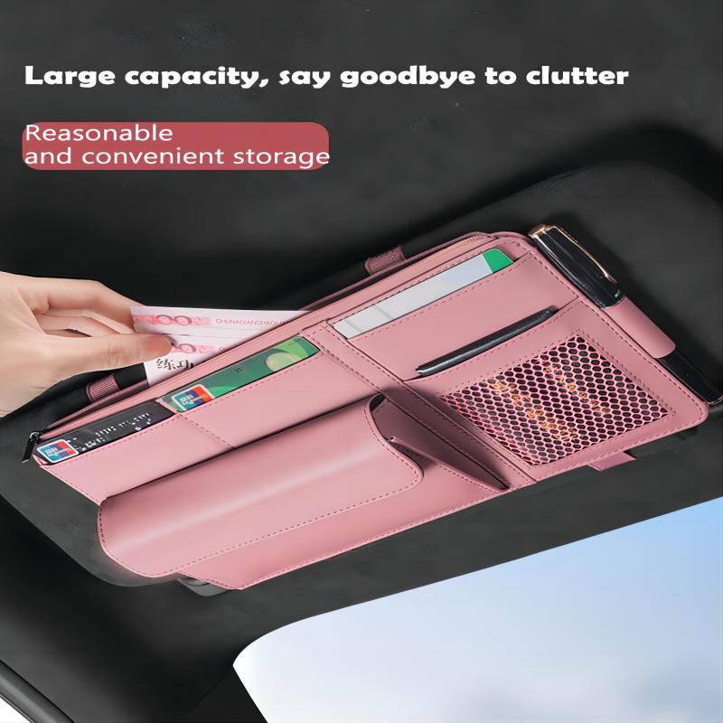 "Nuevo" Estuche Organizador Multifuncional Para Visera de Auto VAZU
