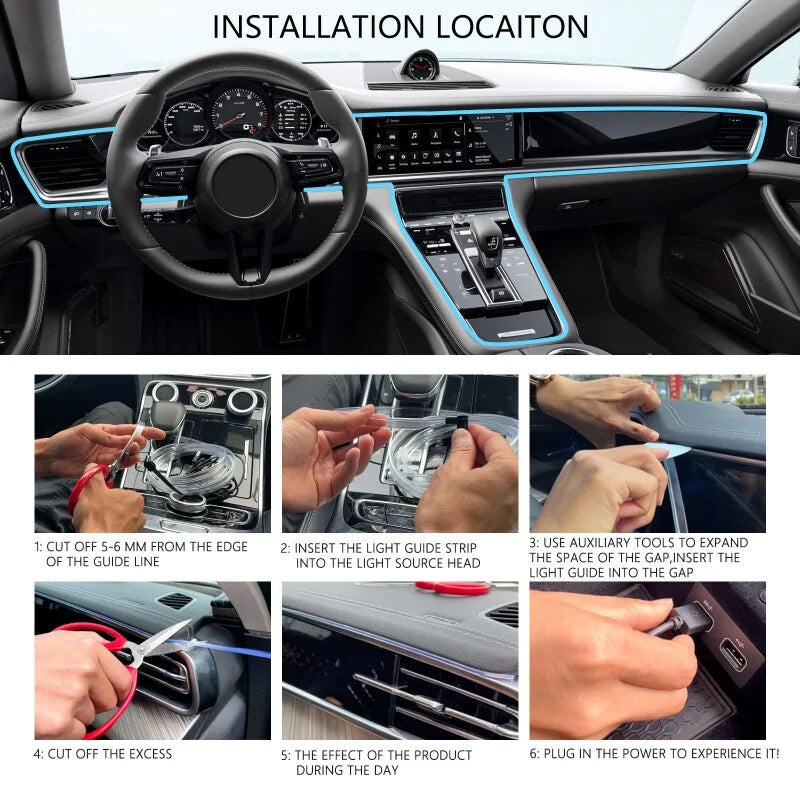 Car Interior LED Light