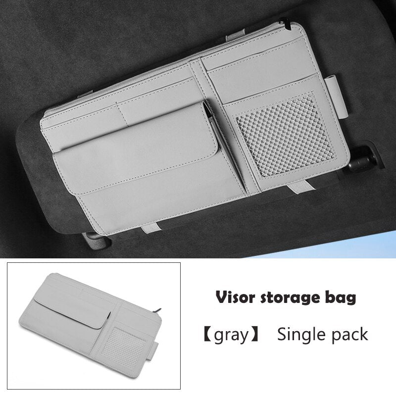 "Nuevo" Estuche Organizador Multifuncional Para Visera de Auto VAZU