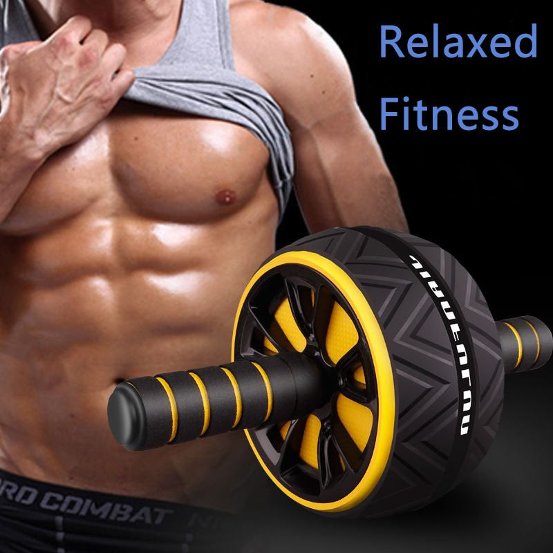 Rueda abdominal saludable Uso en el hogar Rodillo de ejercicio silencioso resistente al desgaste Máquina de reducción de abdominales ejercicios equipo de fitness