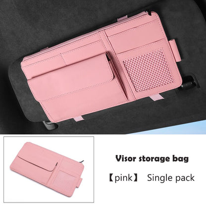 "Nuevo" Estuche Organizador Multifuncional Para Visera de Auto VAZU