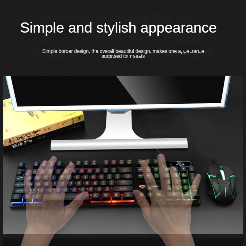 Teclado RGB Y Mouse RGB VAZU
