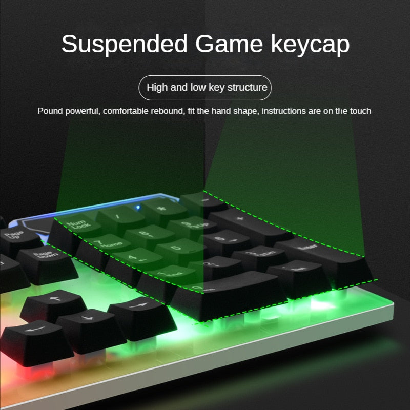 Teclado RGB Y Mouse RGB VAZU