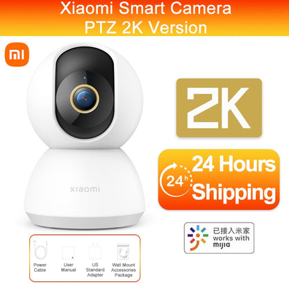 Xiaomi Cámara inteligente 2K 1296P HD, videocámara IP