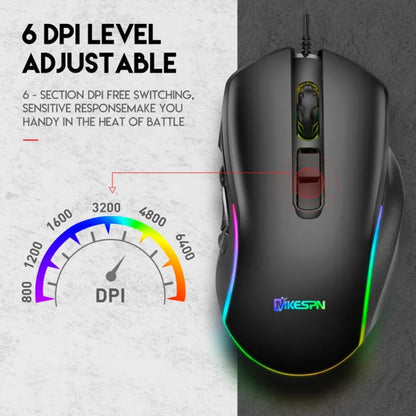 Mouse Gamer RGB VAZU