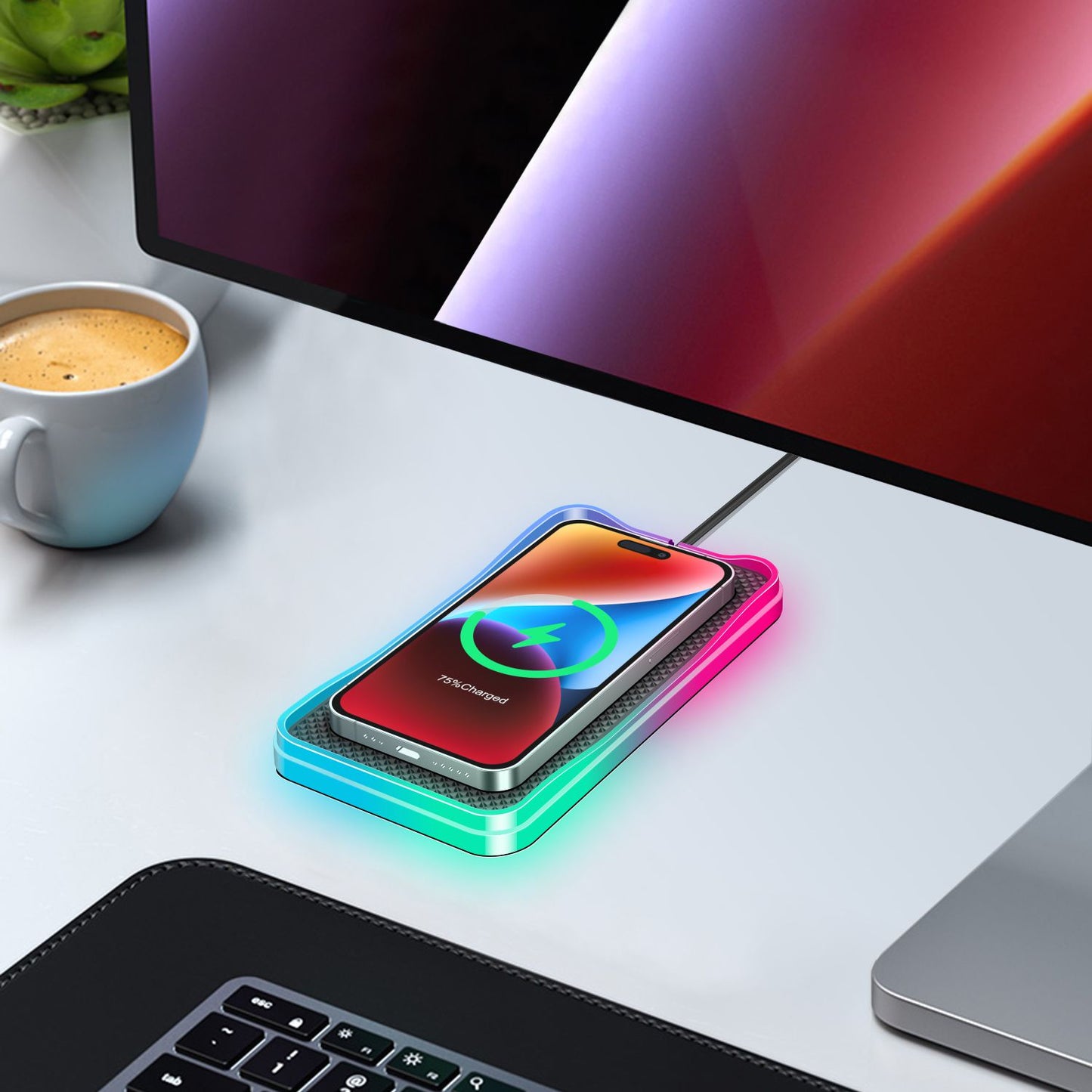 Cargador Inalambricos RGB VAZU