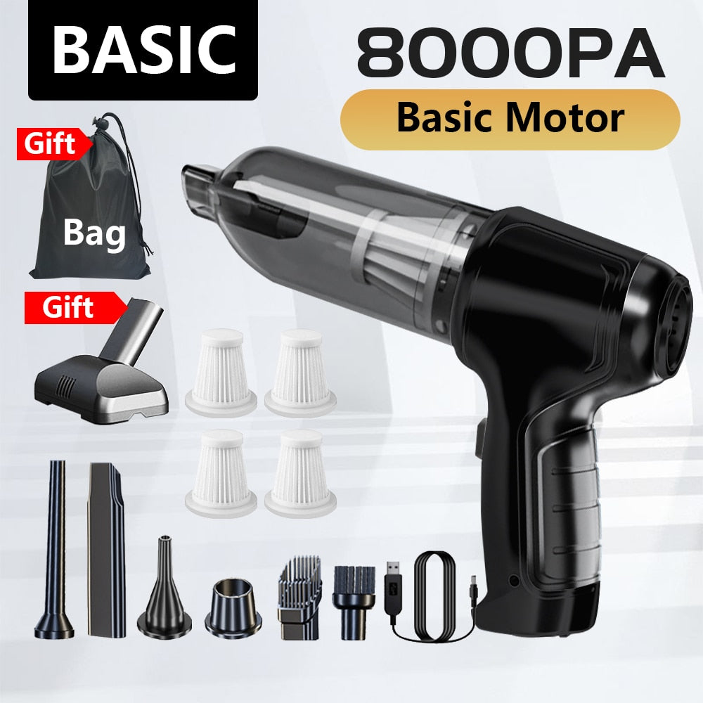Mini Aspiradora inalámbrica para coche