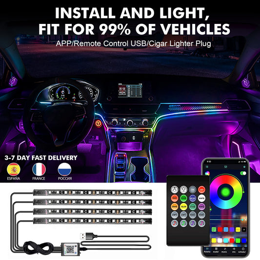 Leds Para Interior De Auto VAZU