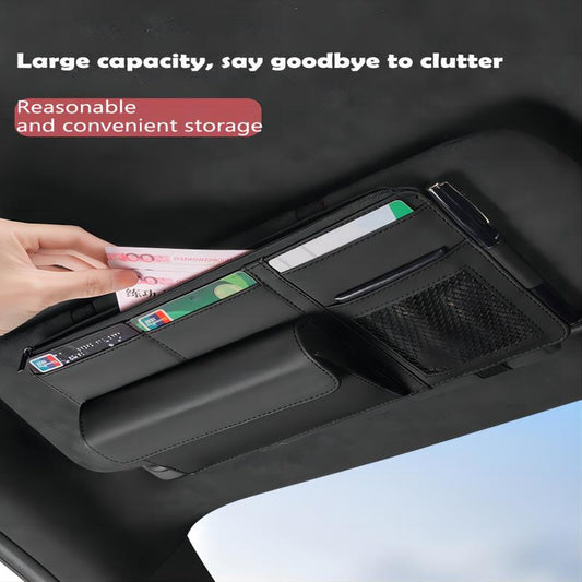 "Nuevo" Estuche Organizador Multifuncional Para Visera de Auto VAZU